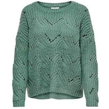 Only Onlhavana L/s Pullover Knt Noos suéter, Verde