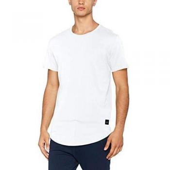 Only & Sons White Regular Fit Cotton T-Shirt for Men - Model 22002973