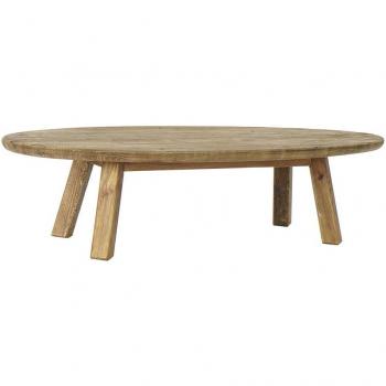 Mesa de Centro DKD Home Decor Natural Marrón Madera Madera Reciclada 139 x 59 x 35 cm