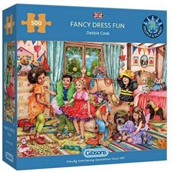 Puzzle Gibsons Diversión con Disfraces de 500 Piezas
