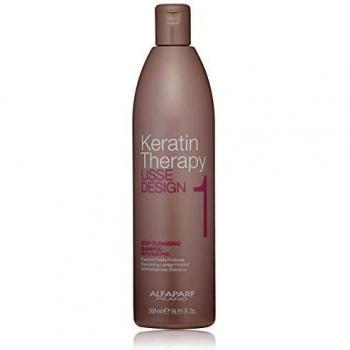 Alfaparf keratin theraphy lisse design deep cleasing shampoo 500ml