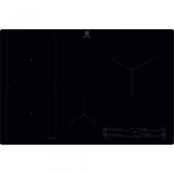 Piano Cottura Inducción Electrolux KIS82453I 80 cm, 4 Zonas, Función Hob2Hood, Vetrocerámica, Negro