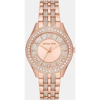 Michael Kors Harlowe MK4710 Ladies Rose Gold Stainless Steel Watch