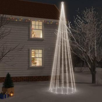 Árbol de Navidad con Pincho 1134 LED Blanco Frío 800 cm