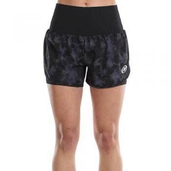 Pantalón Corto Bullpadel Elote Mujer Negro