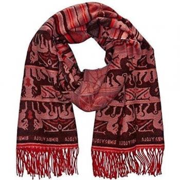 Bimba y Lola - Fular para mujer, multicolor - rojo
