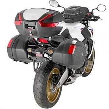 Portavaligie Lateral Givi PLX1137 Compatible con Maletas V35 Monokey para Honda CBF/CBRF 650 (2014-2017)