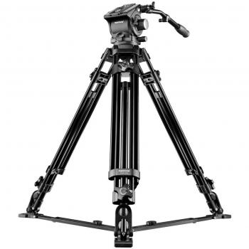 Mantona18647 Dolomit 5000 - Trípode para cámara réflex o videocámara