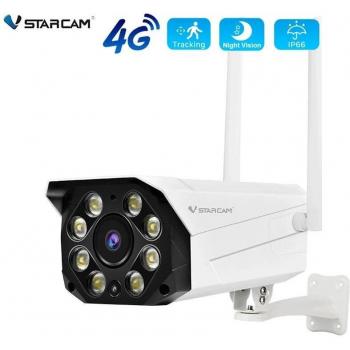 Cámara IP Vstarcam EU 3MP con Tarjeta SIM 4G para Vigilancia Exterior y Protección de Seguridad del Hogar, CCTV, Cámara WiFi, Video 2K, Cámara Inalámbrica