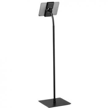 Soporte de Suelo para Tableta Durable TOUGH FLOOR con Cuello de Cisne, Antirrobo, 360° Giratorio, para Tablets de 7 a 13, Negro