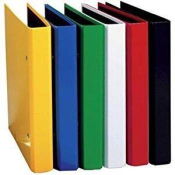 Carpeta de Anillas PAGNA, Colores Básicos, Mecanismo de 2 Anillas, Surtido A5 25mm