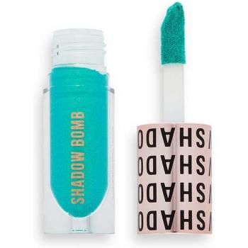 Revolution Shadow Bomb - Sombra de ojos en crema metálica tono Obsessed Teal 4,6 ml
