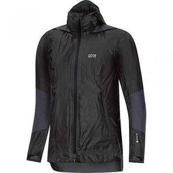 GORE WEAR H5 Chaqueta de Mujer Aislante con Capucha Gore-Tex SHAKEDRY, 34, Negro/Gris Oscuro
