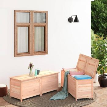 Outdoor Cushion Storage Box 150x50x56 cm Solid Fir Wood