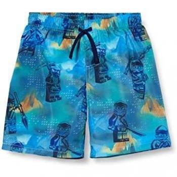 LEGO Wear Lwpatrik Ninjago Lsf 50 Plus Bañador, Azul