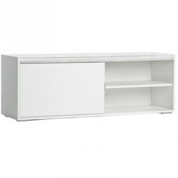 Mueble TV de MDF Lacado Blanco 140x51 cm