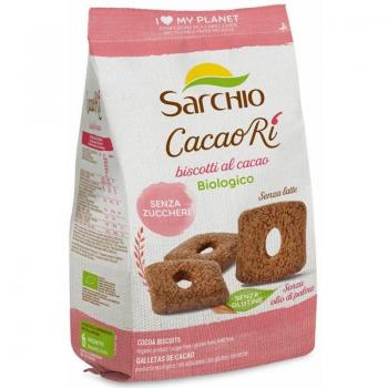 Galletas de Cacao Ri Sin Azúcar Sin Gluten Orgánicas 200g Sarchio