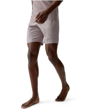 Shorts de hombre Rhein Born Living Yoga - Lila, características: tejido ligero, diseño transpirable, cintura elástica ajustable, bolsillo lateral y estilo moderno