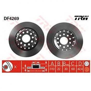 TRW Automotive AfterMarket DF4269 TRW, negro