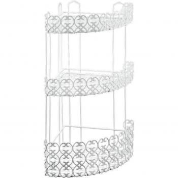 Metaltex Soporte cosmético de Esquina para organización de Muebles de baño, Multicolor, One Size