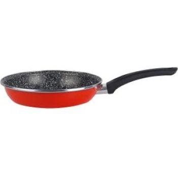 Sartén Freidora Magefesa K2 Roja 26 cm Acero Antiadherente Efecto Piedra Apta para Todo Tipo de Cocinas