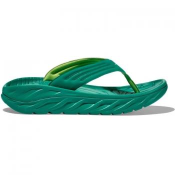 Hoka - Sandalias casual de hombre Ora Recovery Flip 2 verde mayo, talla 48