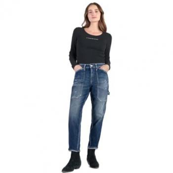 Le Temps des Cerises Women's Loose Fit Blue Jeans 00/60