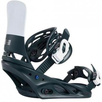 Burton Fijaciones de Snowboard Lexa Re:Flex para mujer, talla S, color verde esmeralda y blanco