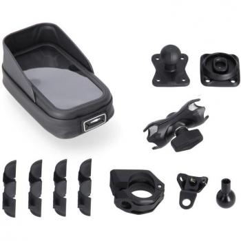 Kit Universal de Montaje para GPS y Teléfono SW-Motech con Soporte para Manillar o Espejo - Incluye Brazo de 2