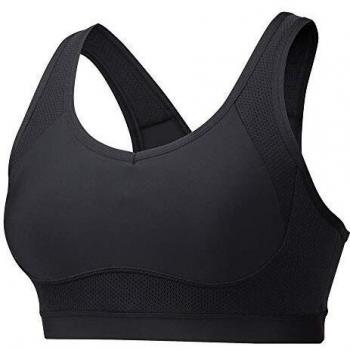 Mizuno Support Bra Sujetador Deportivo, Mujer, Black, M