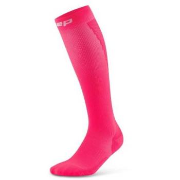 CEP Women's Core 5.0 Long Compression Running Socks for Optimal Blood Circulation and Fast Recovery - Pink