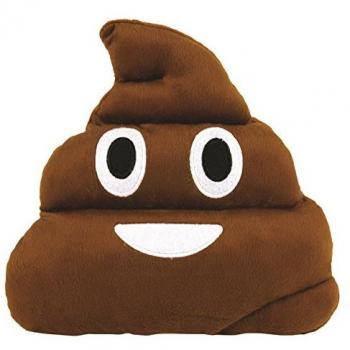 Emoji Emoticón Almohada Suave Peluche Felpa Almohadilla de Estilo Mierda