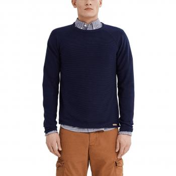 edc by ESPRIT 037cc2i008, Suéter para Hombre, Azul