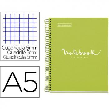 Cuaderno Miquelrius Emotions A5 80h 90g Cuadro 5 mm