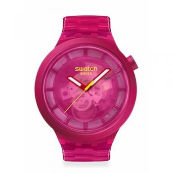 Reloj Unisex Swatch Pink Joy SB05P102 de color rosa y material Bio
