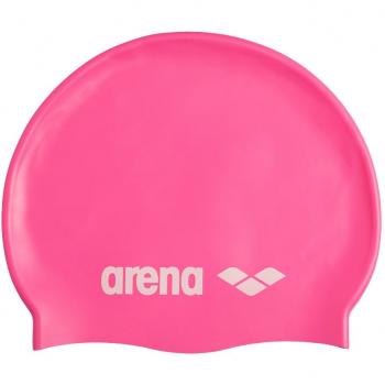 Gorro de natación Classic Silicone Arena rosa