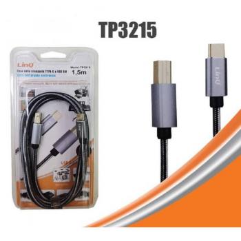 Cable de Impresora Tipo-C a USB BM para Órgano Electrónico 1.5mt TPC3215