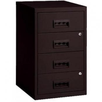Pierre Henry 095114 - Cabinet de 4 cajones, color negro