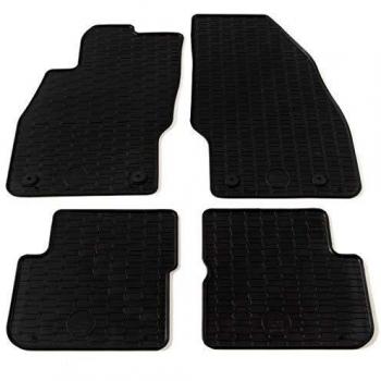 vidaXL Juego Alfombrillas de Coche a Medida Goma 4 Piezas Esterillas Alfombras