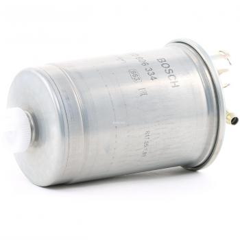 Filtro de combustible BOSCH 0 450 906 334, tipo: filtro de combustible, características: compatible con múltiples vehículos, alta eficiencia en la filtración de impurezas, construcción robusta para mayor durabilidad, fácil instalación