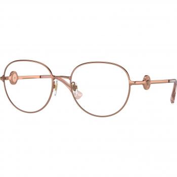 Gafas Graduadas Versace VE 1288 Col. 1412 Acero Oro Transparente Redondas Normal