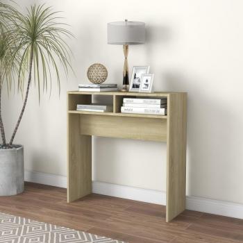 Consola Sonoma de roble 78x30x80cm madera multicapa