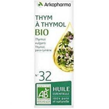 Aceite Esencial de Tomillo a Timol Bio 100% Puro y Natural - N°32, 5 ml