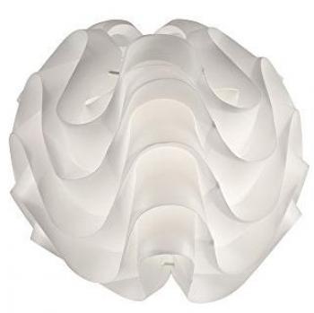 Lámpara de Sobremesa Esférica 'Nube' CRISTALRECORD - Diseño Moderno, E14 (40W máximo), IP20, Ø30cm, PVC Blanco