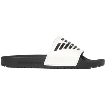 Emporio Armani - Chanclas de baño para hombre con logotipo Sponge Eagle