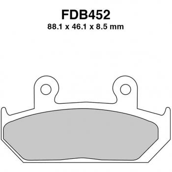 Juego de pastillas de freno Ferodo FDB 452 Platino para freno de disco