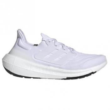 Zapatillas de running adidas Ultraboost Light para hombres en color blanco, modelo 23, con diseño ligero y características de soporte neutro