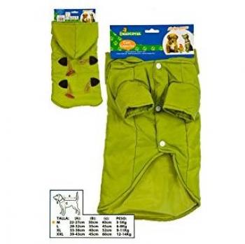 MCT MASCOTAS Abrigo Mascota Trenca con Capucha