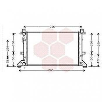 VAN WEZEL 58002155 Refrigerantes del Motor