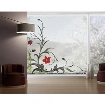 Apalis XXL Mural de Ventana Pale Flower, Dimensione:270cm x 288cm